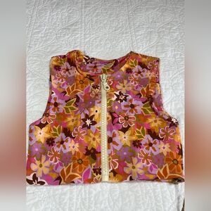 NWT Stone Fox Swim Retro Pop Mase Rashguard Top